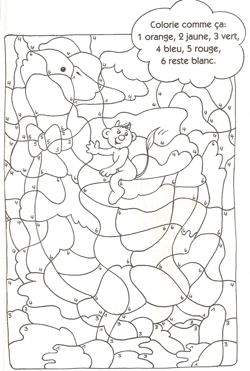 Coloriage Avec Numero Couleur