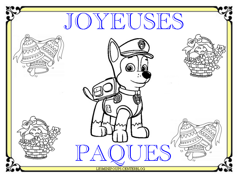 coloriage de paques