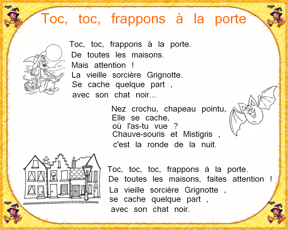 Toc Toc Toc Qui Est La Paroles