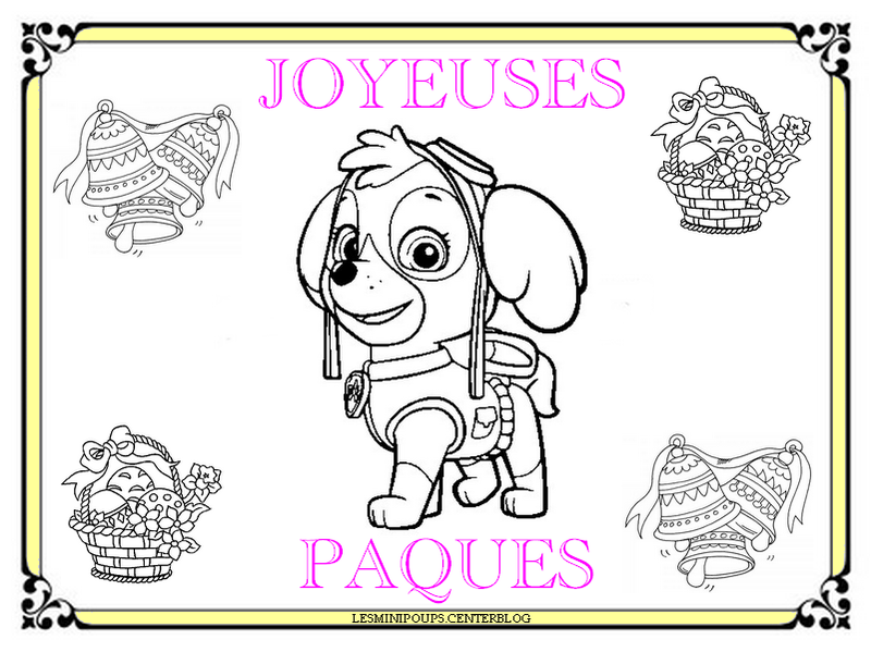 coloriage de paques